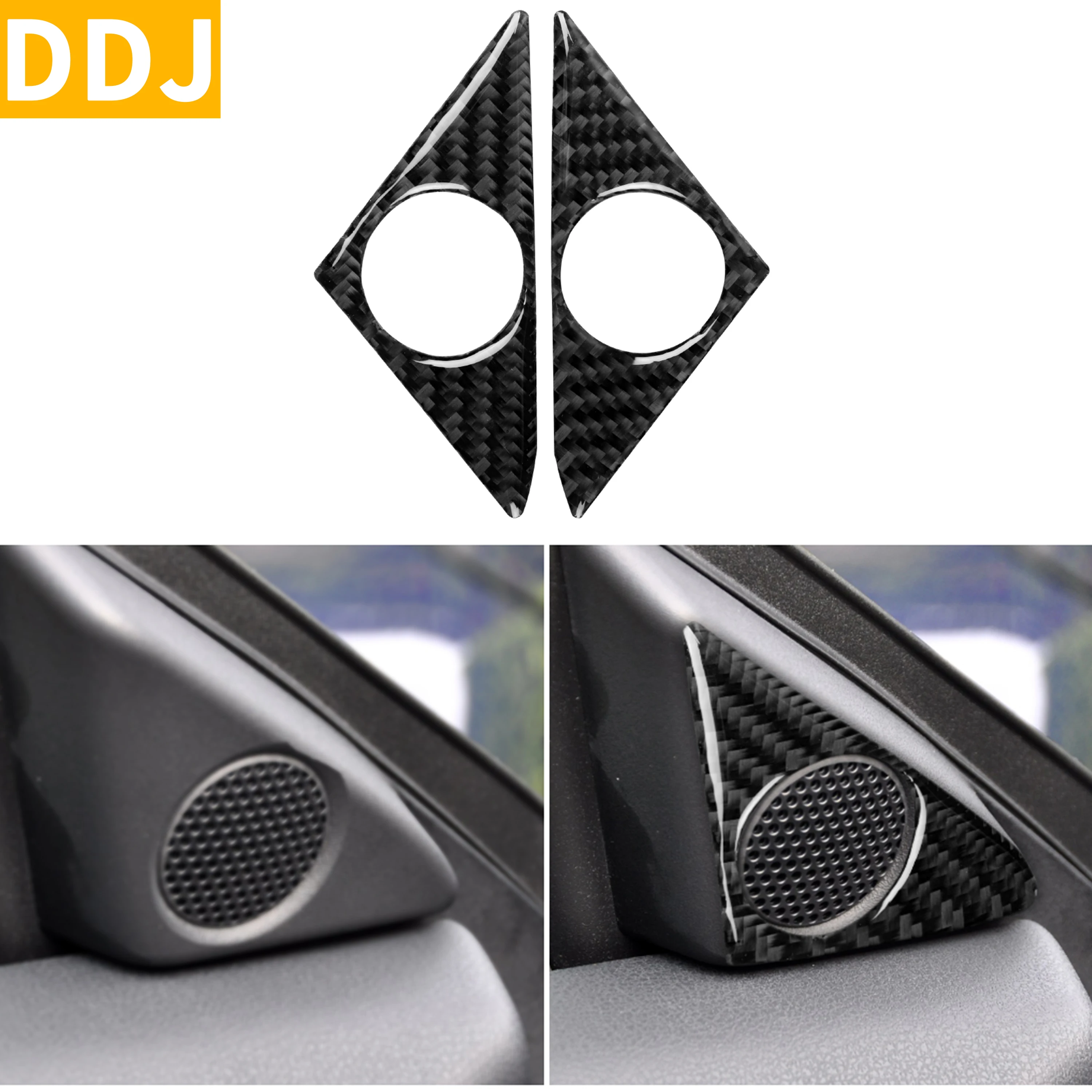 Для Nissan GTR R35 2008-2020 углеродистая двухсторонняя дверь твитер accent наклейка дверная