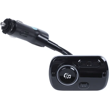 

Bc49Aq Bluetooth Car Charger Wireless Car Kit Mp3 Player Lcd Display Hands Free Calling Fm Support 2 Mobile Phones Connection