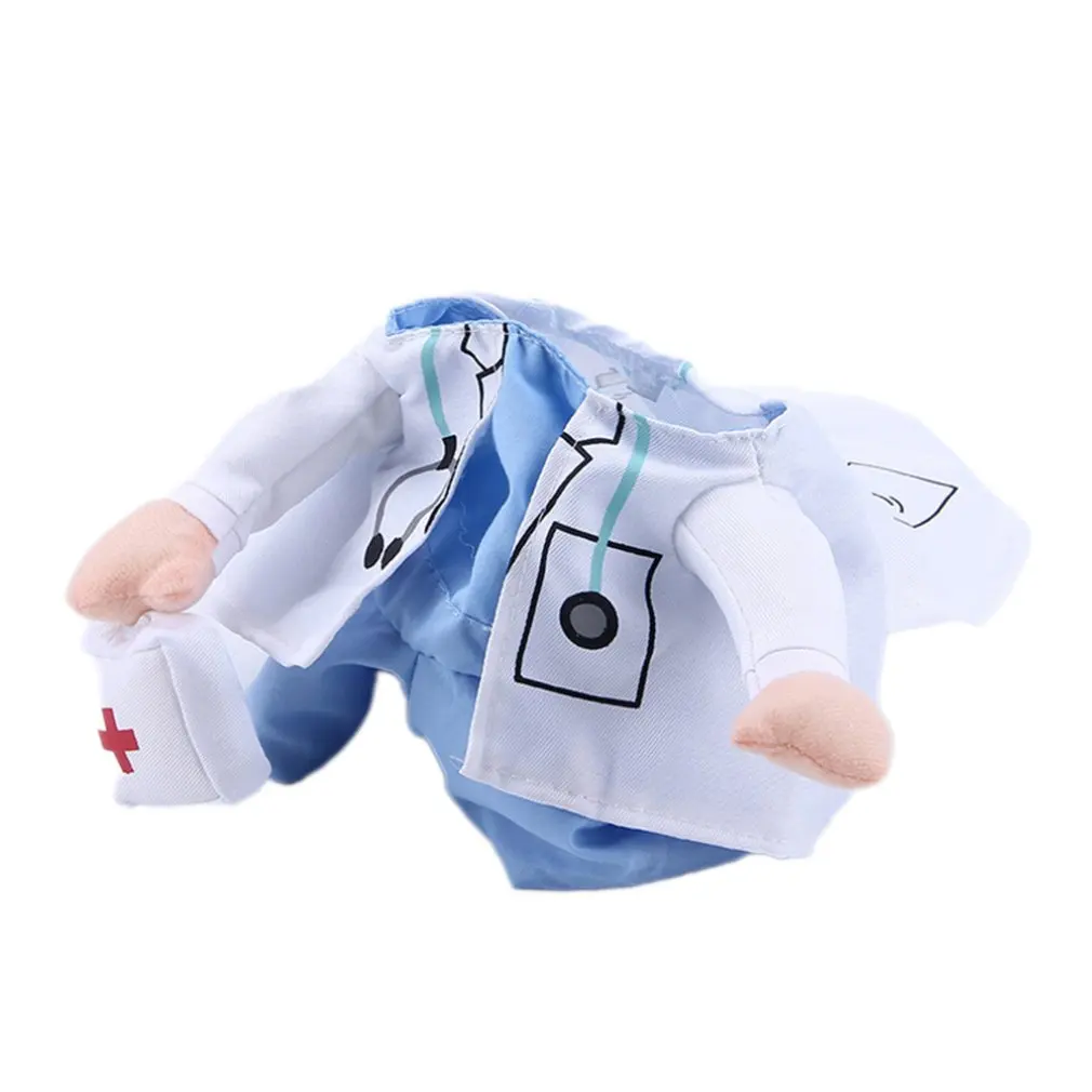 

European American Pet clothes for dogs and cats Funny Halloween Transformation Dress Upright Clothes Teddy Sheriff