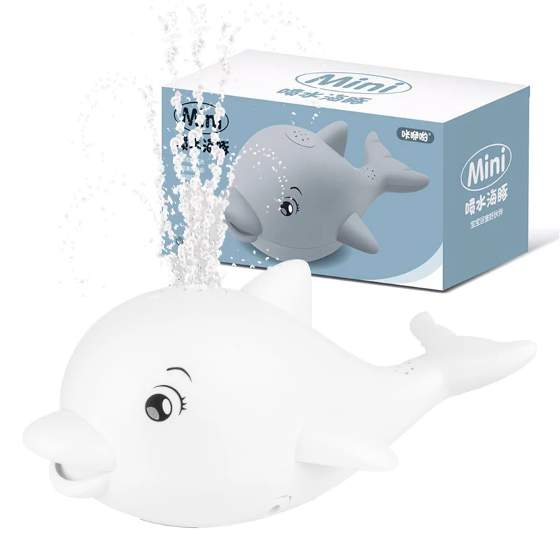 New Baby Bath Toys Spray Water Shower Swim Pool Bathing Electric Whale Bath Ball with Light Music LED Light Toys  for Kids Gift 27