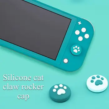 

Cute Cat Claw Sakura Thumb Stick Grip Cap Joystick Cover For Nintend Switch Lite NS Joy-Con Controller Gamepad Thumbstick Case