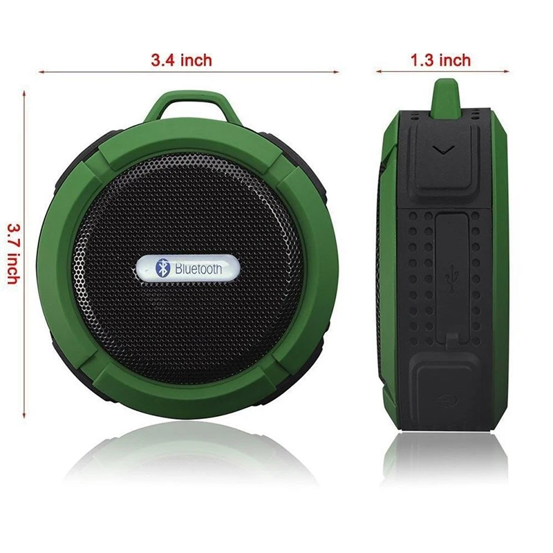 HETNGSYOU Altavoz Bluetooth динамик мини Портативные водонепроницаемые беспроводные динамики звуковая коробка с громкой связью TF карта для мобильного телефона