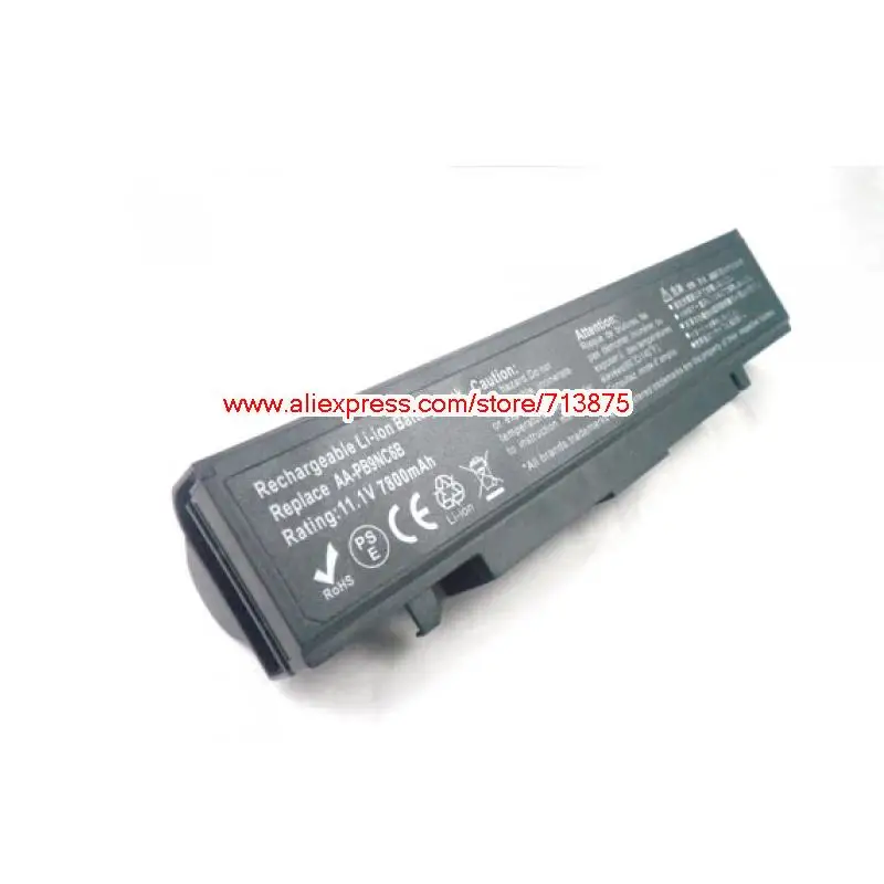 11,1 V 7800 мА/ч, AA-PB9NS6B AA-PB9NC6B Батарея для samsung R468 Q308 300V 305E 305V E152 E251 E251E E3420 E372 NB-RF510 NB-RF710