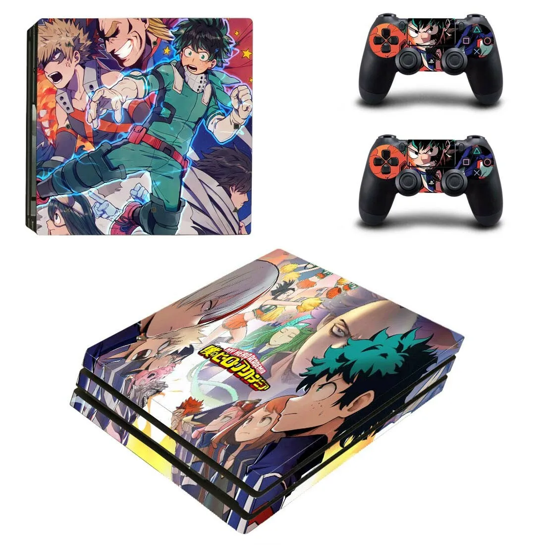 My Hero Academy PS4 Pro стикер Play station 4 наклейки для кожи наклейки для playstation 4 PS4 Pro консоль и контроллер Скины Виниловые