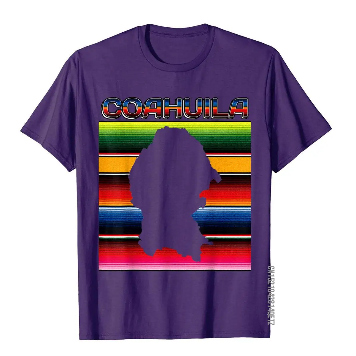 Coahuila Kaus Sarape Meksiko Kaus Print 