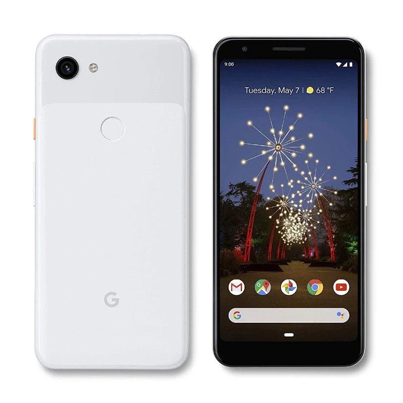 Разблокированный сотовый телефон Google Pixel 3A Snapdragon 670 LTE 5," экран 4 ГБ ОЗУ 64 Гб отремонтированный телефон - Цвет: Real white