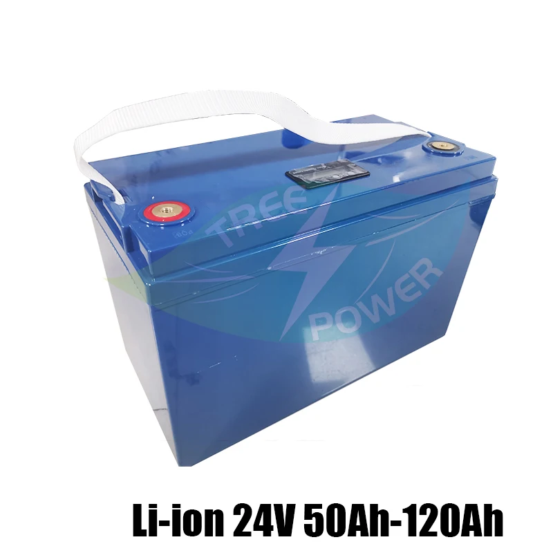 24V 100AH 50Ah 80Ah 120Ah литий-ионный аккумулятор с BMS 7S для грузоподъемник тележки гольфа