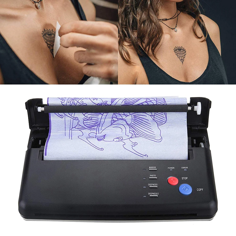 Трафарет машина для переноса татуировок принтер для рисования термальный производитель трафаретов копировальный аппарат для передачи татуировок