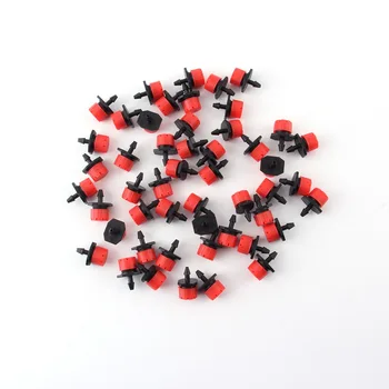 

50pcs / Lot Fashion Adjustable Garden Irrigation Misting Micro Flow Dripper Head Drip System On 1/4" Barb watering
