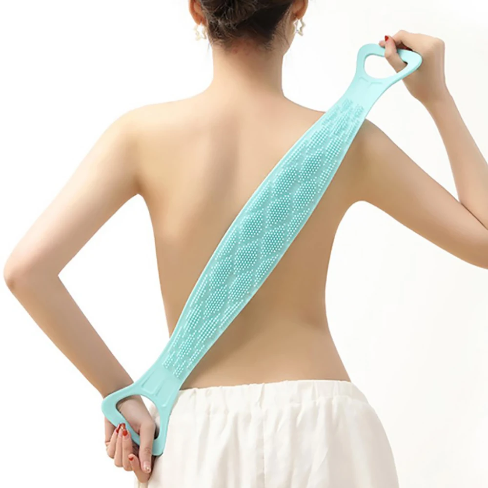Good Value Shower-Brush Bath Body-Massage Silicone Exfoliating-Towel Soft-Back-Scrubber Relax Long J9jKmMmzB