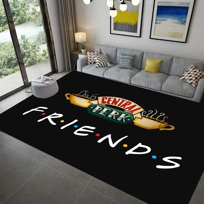 3D Printing Friends Tv Show Floor Mats Doormats Home Runner Rug Carpet for Bedroom Kids Play Mat Nursery Throw Rugs Yoga | Дом и сад