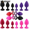 WAKEWAY Adult sex toys Silicone butt anal plug sex toys Unisex Sex for women couples Jewelry anal Stimulator 1