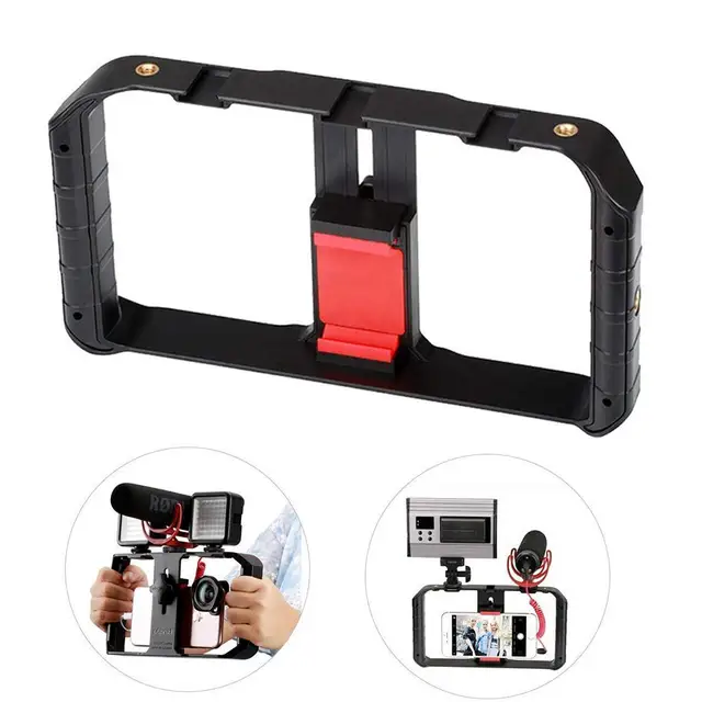 $US $12.15 Ulanzi U-Rig Pro Smartphone Video Rig w 3 Shoe Mounts Filmmaking Case Handheld Phone Video Stabiliz
