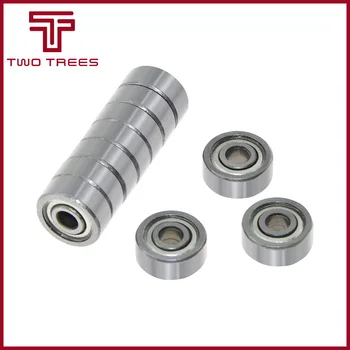 

10pcs/lot Ball Bearings 623ZZ 3x10x4mm Part 623-ZZ Wheel Miniature Deep Groove 3D Printers Parts 623 ZZ Pulleys Stainless Steel