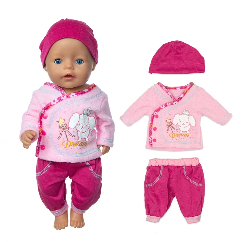 Jumpsuits Fit For 43cm Baby Doll 17 Inch Reborn Doll Clothes And Accessories doll accessories doll clothes doll clothes accessories plush doll accessories barbie doll clothes