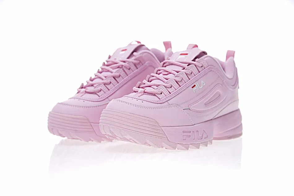 FILA Disruptor II 2 кроссовки летняя спортивная обувь мужские дышащие Zapatillas Женские кроссовки увеличивающие рост размер 36-44 черный белый