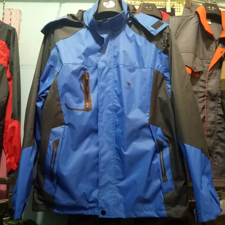 Outdoor Sports Men Raincoat Jacket Red And Blue Waterproof And Breathable Raincoat Jacket Mountaineering Supply of Goods Raincoa