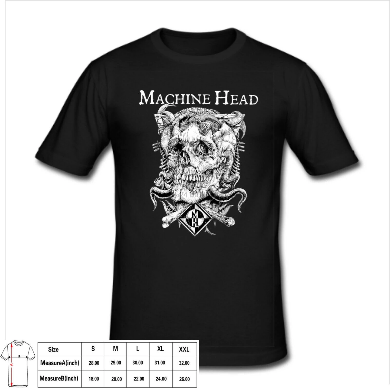 Футболка для мужчин-Machine Head heavy metal band |