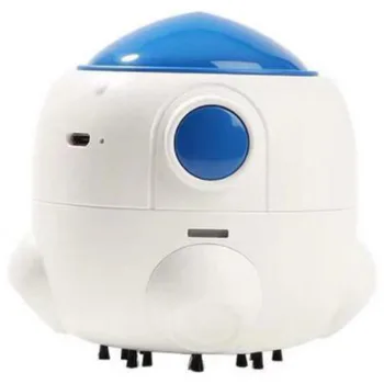 

Desktop Vacuum Cleaner, Portable Cordless Mini Tabletop Crumb Dust er, Home School Office White