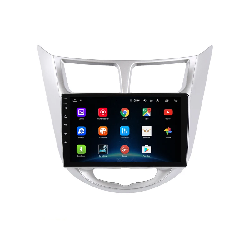 Cheap 10.1" Android Car DVD Multimedia Player GPS For Hyundai Solaris accent Verna i25 audio car radio stereo navigator bluetooth WIFI 3