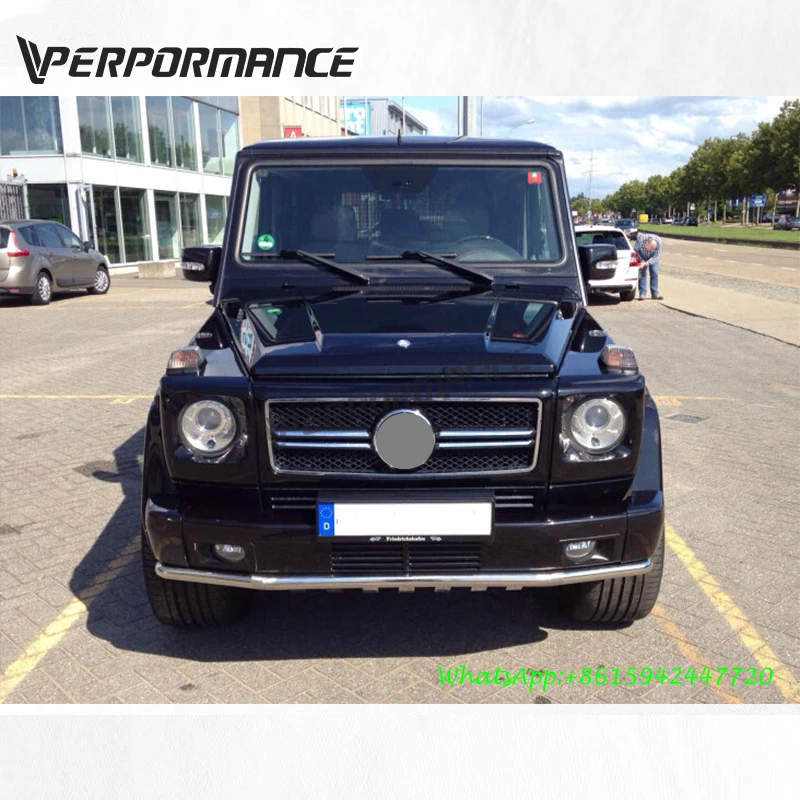 W463 g-класс G500 G55 нижний бампер Защитная планка хром передняя защита бык для g500 g55 g550