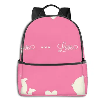

Casual Backpack Female Women'sValentine Day Angel backpack School Bag Leisure Shoulder Bags