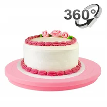 14 см торта проигрыватель Обледенение украшения стенд 360 градусов вращающийся противоскользящий для конфет и печенья поворотный стенд выпечки инструмент