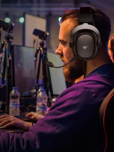 Проводная гарнитура HAVIT Gamer PC 3,5 мм PS4, наушники, объемный звук и HD микрофон, игровые наушники, ноутбук, планшет, геймер