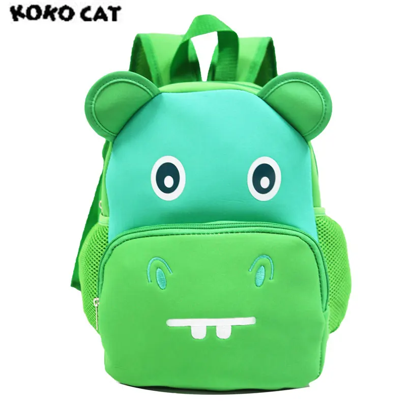 KOKOCAT Детский рюкзак с 3D милым животным дизайном для малышей Детские неопреновые