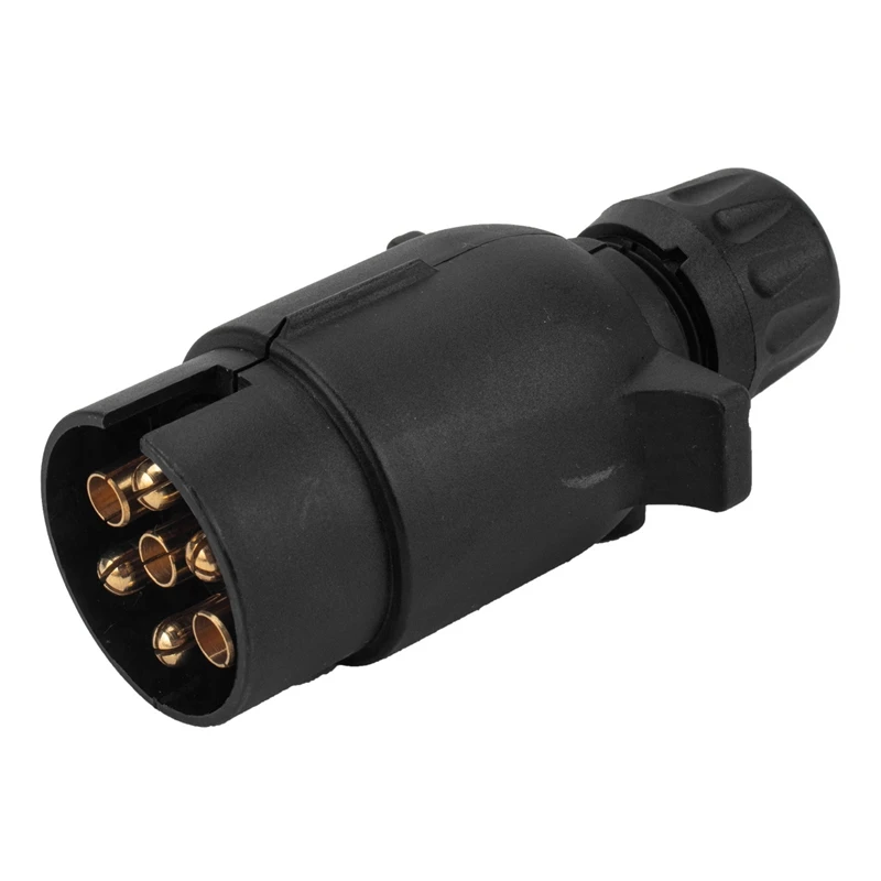 Pair Square Trailer Lights, 1 x Plug, 8m x 5 Core Wire Kit Rewire