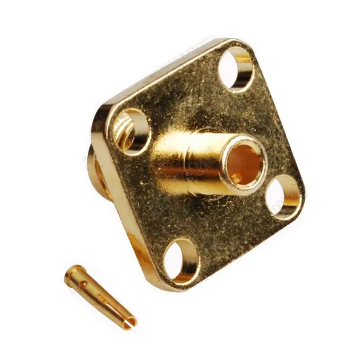 

5pcs SMA-KFB3 Female Plug 4 Hole RF Coax Connector For RF Solder Post Cable RG141 RG402