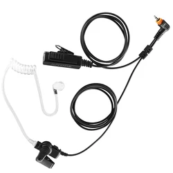 Oreillettes pour Motorola talkie walkie, casque avec Tube d'air acoustique discret SL300 SL7550 7580 7590 SL4000 SL1M SL1K, micro PTT 