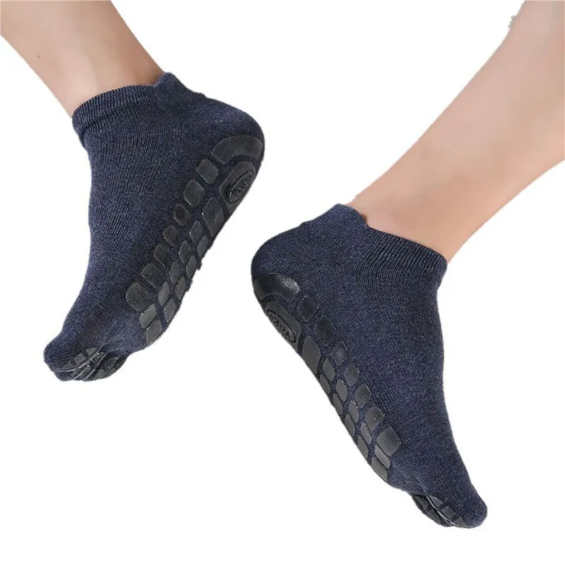 

1 Pairs Yoga Socks For Men Non-slip Grip Fitness Socks Five Toe Sport Socks Gym Workout Dance Yoga Pilates Sportswear