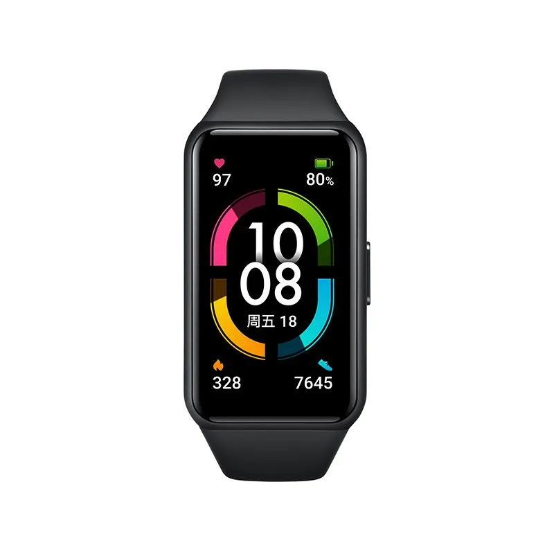 Смарт браслет Huawei Honor Band 6 цветной сенсорный AMOLED дисплей 1 47 дюйма SpO2 пульсометр