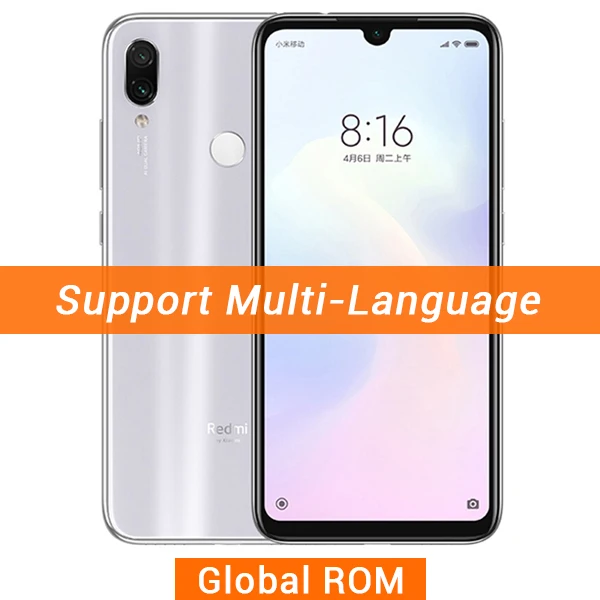 Xiaomi Redmi Note 7 Pro, 6 ГБ ОЗУ, 128 Гб ПЗУ, Смартфон Snapdragon 675, четыре ядра, 4000 мАч, 18 Вт, быстрое зарядное устройство, 48 МП, двойная камера - Цвет: Global ROM White