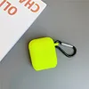 Couleur fluorescente Pour Apple Airpods Coque couleur Unie Bluetooth Écouteur Housse De Protection Pour cosses D'air Pro 2 1 Casque Boîte ► Photo 3/6