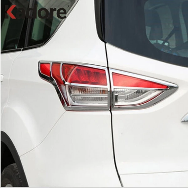 Для Ford Kuga Escape 2013 хромированный задний светильник, накладка на задний фонарь, рамка, чехол для автомобиля, Стайлинг, авто аксессуары