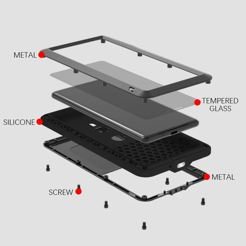 Алюминиевый металлический чехол LOVE MEI для sony Xperia XZ3 Armor, ударопрочный защитный водонепроницаемый чехол для sony Xperia XZ3 Capa, чехол для телефона