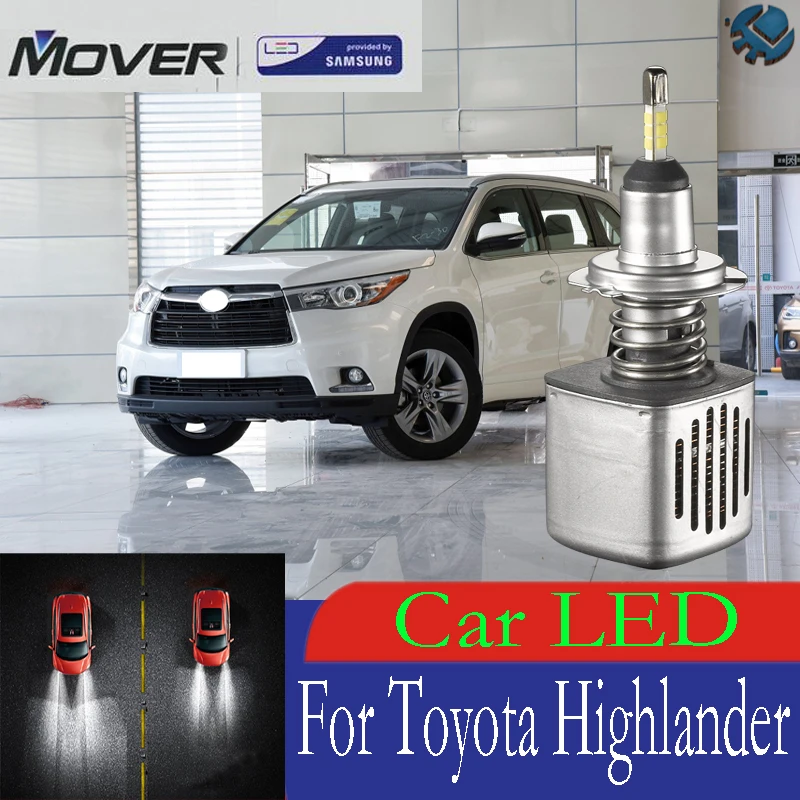 

Car Headlight Bulbs LED Provided By SAMSUNG For Toyota Highlander LED Car 6500K White Light Auto Headlight 2X