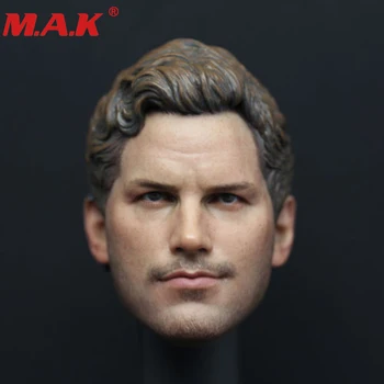 

1:6 scale male man head carving star Lord Peter Quayle head sculpt with earphone model fit for 12 inches HT body action figure