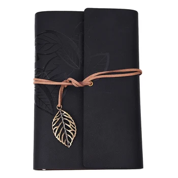 

Retro Personality Notebooks Journal Notepads Ring Binder Diary Notebook Black L