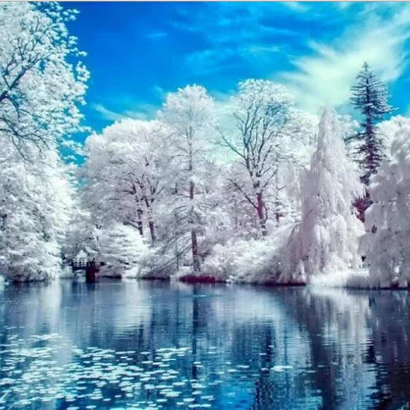 DIY Алмазная картина алмазной мозаики крестиком сердце набор вышивка круглая