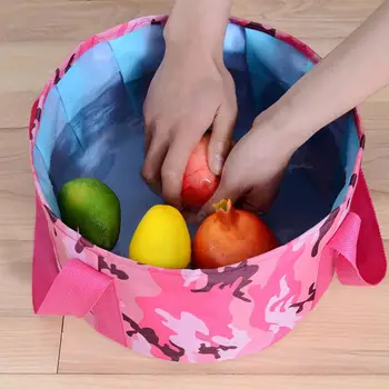 

Foldable Foot Tub Portable Bath Bag Wash Basin Water Bucket Large Capacity Bath Feet Spa Massage Washing Tub For Outdoor Travel