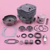 50mm Cylinder Piston Top End Rebuild Kit For Jonsered 2065 2165 2071 2171 Chainsaw w Sprocket Rim Needle Bearing Oil Seal Gasket 6
