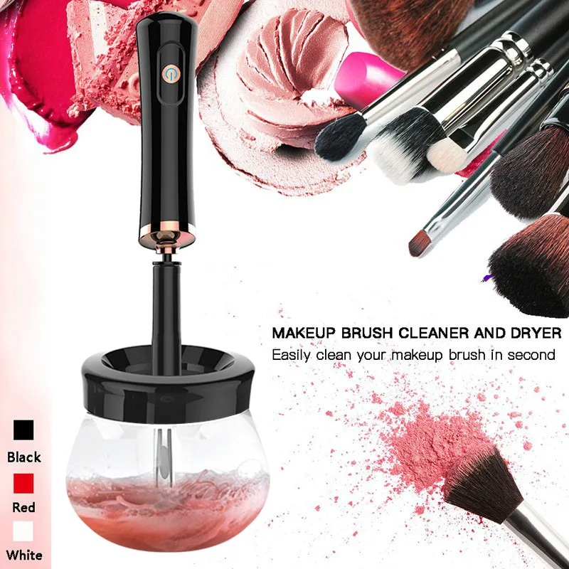 Electric Makeup Brush Cleaner Dryer Silicone Make up Brushes Washing Machine Convenient Cleaning Tool|Eye Shadow Applicator| - AliExpress