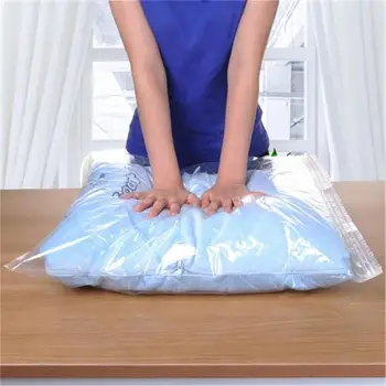 

1pcs Vacuum Storage Bags Dustproof Waterproof Pumping Compression Bag Travel Blanket Clothes Quilt Organizer Saving Space Bags