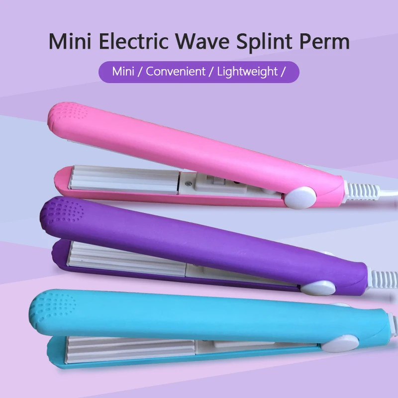 New Hair Ssraightener Mini Straightening Corrugated Irons Hair Flat Hair Curlers Rollers Iron