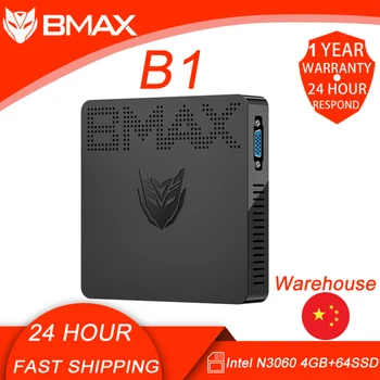شراءBmax Mini PC B1 إنتل N3060 ويندوز 10 USB * 4 كمبيوتر مصغر برودة سطح المكتب ثنائي النطاق واي فاي HDMI HD الرسومات 400