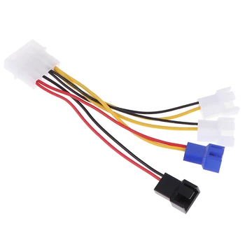 

4 in 1 Computer Cooling Fan Power Cable CPU PC Cooler Wire Adapter Connector