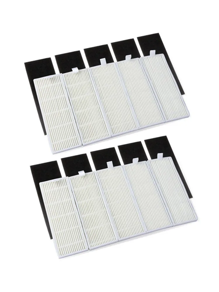 10 filter 10 sponges Робот пылесос с hepa фильтры Губка фильтр для ilife A4 A6 A4s Роботизированный пылесос запчасти фильтр аксессуары - Цвет: 10 filter 10 sponges